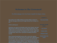 Tablet Screenshot of crowsnest.org