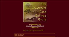 Desktop Screenshot of crowsnest.bc.ca