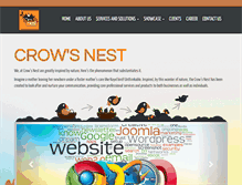 Tablet Screenshot of crowsnest.in